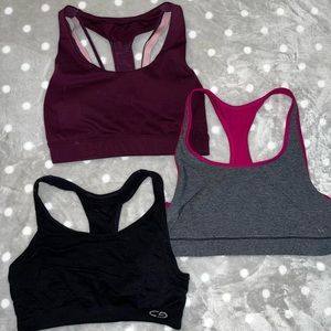 Small various sports bras